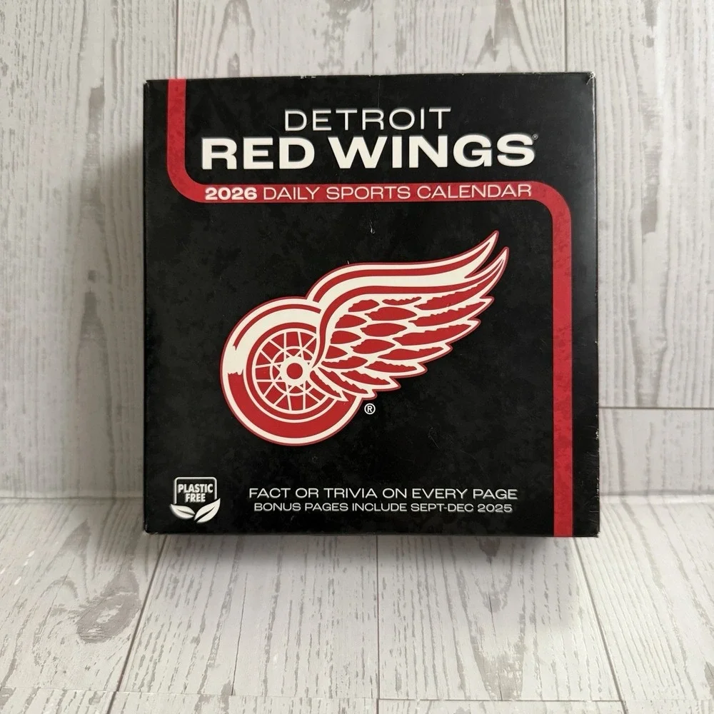 Turner Licensing, NHL Detroit Red Wings 2026 Daily Desk Calendar Official